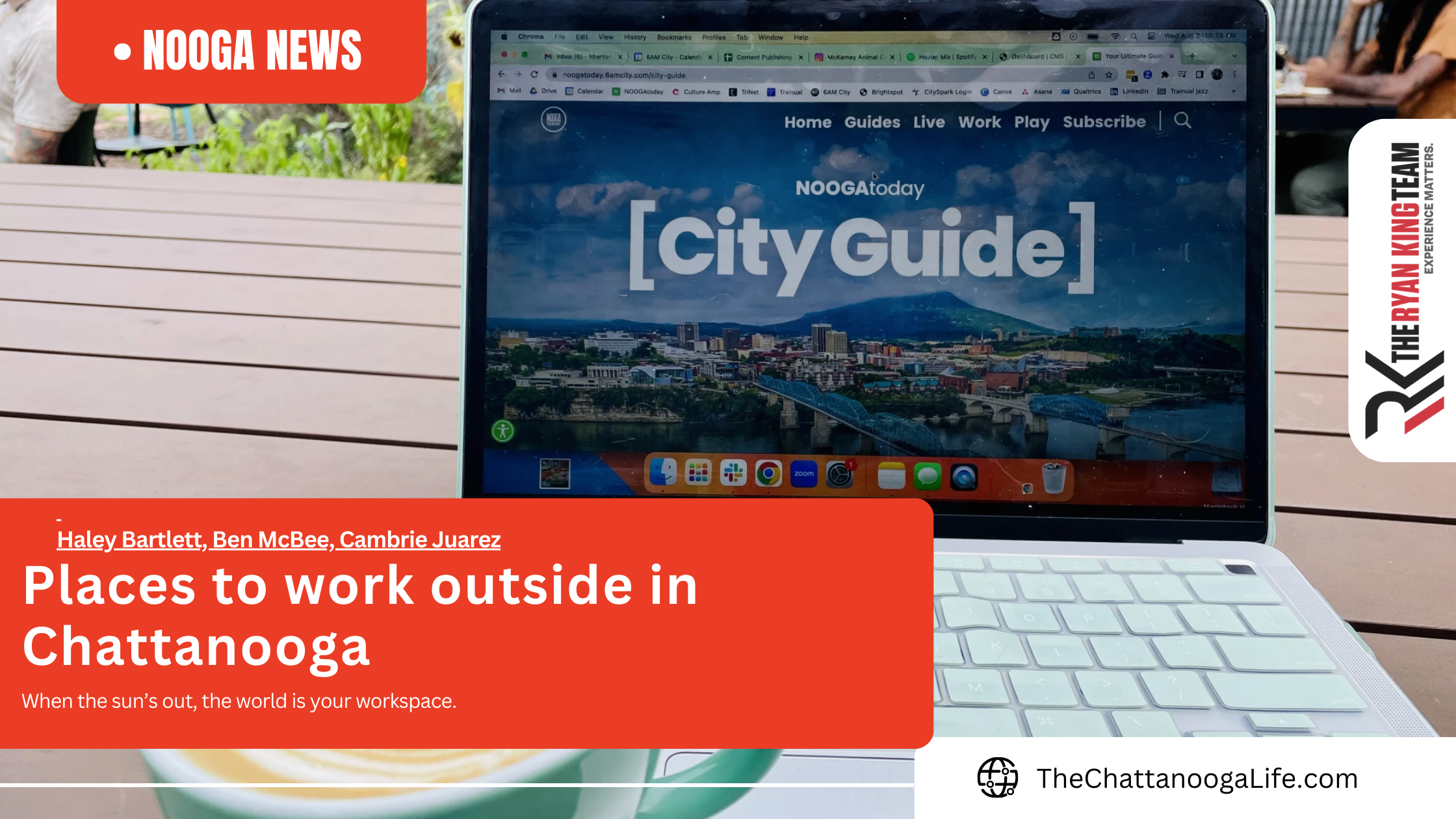 places to work outside in chattanooga
